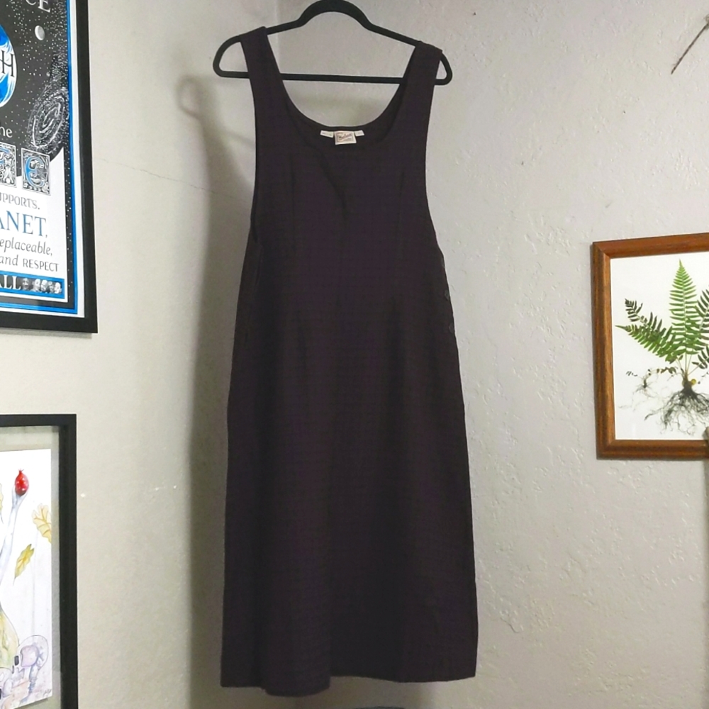 Vintage Woolrich plaid jumper dress
